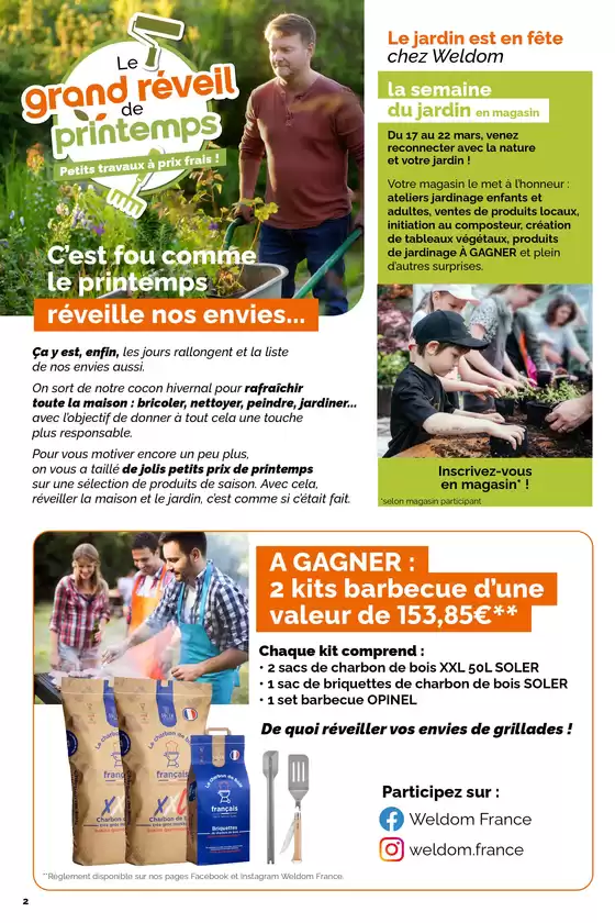 Catalogue Weldom à Cahors | Le grand réveil de printemps | 12/03/2025 - 01/04/2025