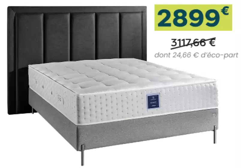 Catalogue France Literie à Dijon | Pour l'achat d'un ensemble matelas + sommier, 2 oreillers et 1 couette offerts | 11/03/2025 - 31/03/2025