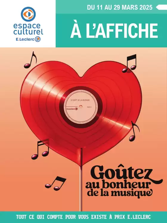 Catalogue E.Leclerc Espace Culturel à Saint-Marcel (Eure) | SELECTION PRINTEMPS | 11/03/2025 - 29/03/2025