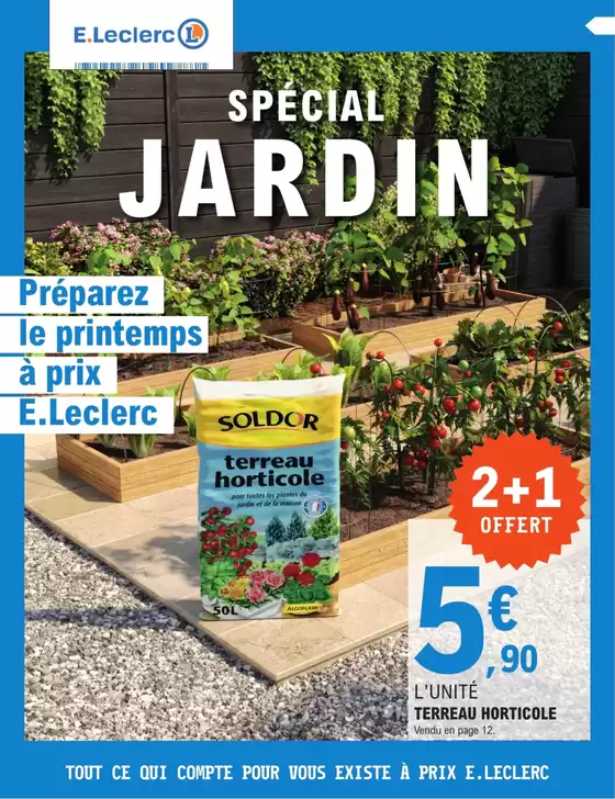 Catalogue E.Leclerc Jardi à Le Luc | Spécial JARDIN | 11/03/2025 - 15/03/2025