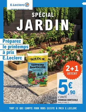 Promos de Jardineries et Animaleries à Saint-Pierre-lès-Elbeuf | Spécial JARDIN sur E.Leclerc Jardi | 11/03/2025 - 15/03/2025