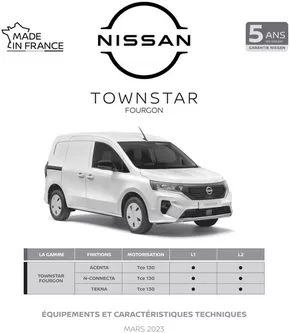 Catalogue Nissan à Verdelais | Nissan Townstar Fourgon | 12/03/2025 - 12/03/2026