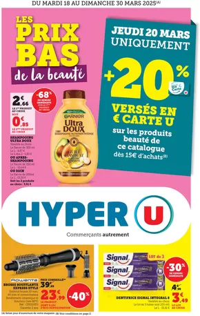 Catalogue Hyper U à Cambrai | Spécial Beauté | 18/03/2025 - 30/03/2025