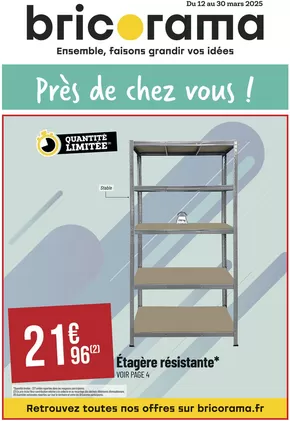 Promos de Bricolage à Bordeaux | Près de chez vous ! sur Bricorama | 12/03/2025 - 31/03/2025