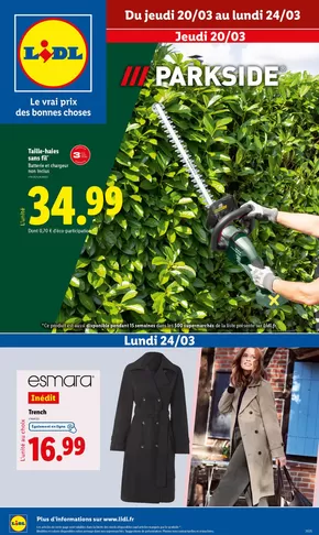 Promos de Multimédia et Electroménager à Cannes | Retrouvez tout l'essentiel pour entretenir vos espaces verts chez Lidl  sur Lidl | 20/03/2025 - 24/03/2025