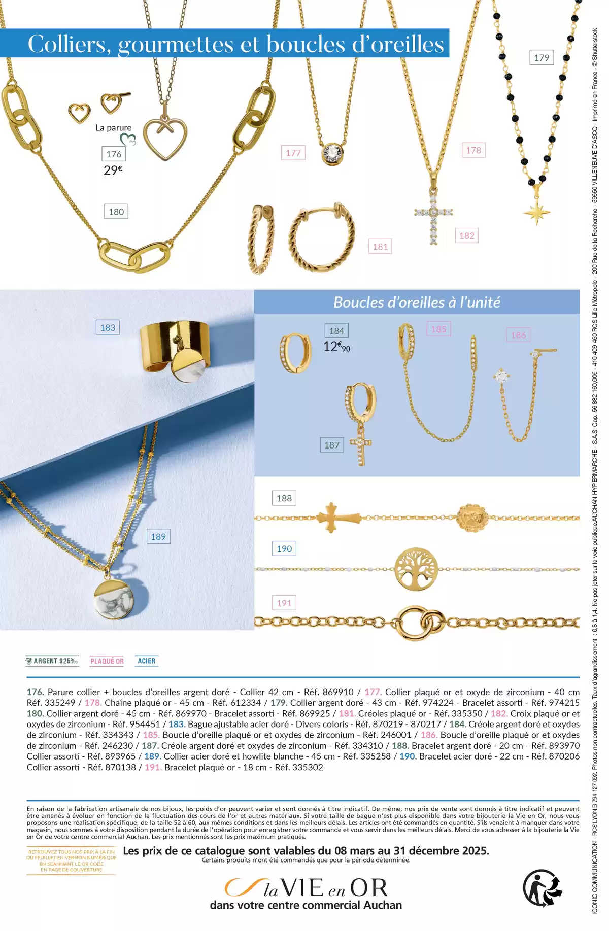 Catalogue La Vie en Or : Baptême - Communion, page 00012