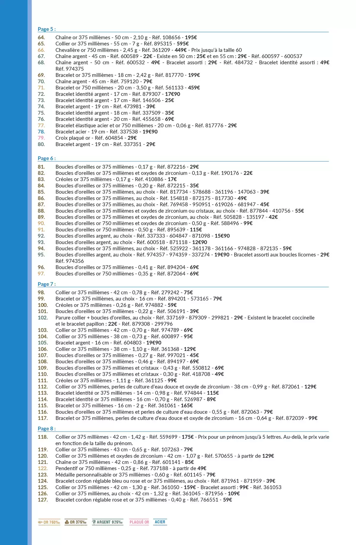 Catalogue La Vie en Or : Baptême - Communion, page 00014