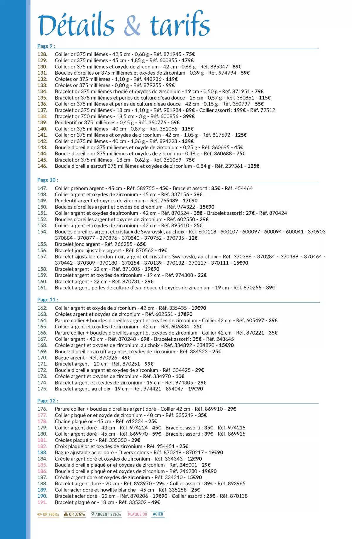 Catalogue La Vie en Or : Baptême - Communion, page 00015