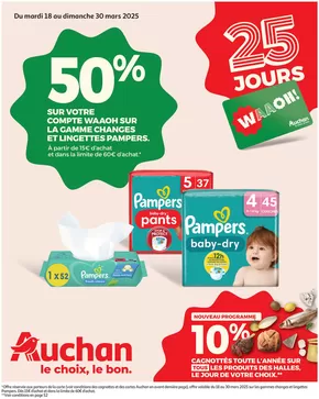 Catalogue Auchan Hypermarché à Agen | Les 25 jours Waaoh, notre sélection pour bébé  | 18/03/2025 - 30/03/2025