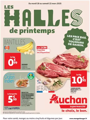 Catalogue Auchan Supermarché | les Halles de printemps | 18/03/2025 - 22/03/2025