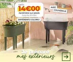 Catalogue L'incroyable | Jardinière sur pieds avec serre anthracite | 17/03/2025 - 31/03/2025