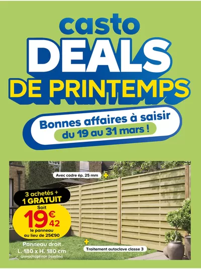 Catalogue Castorama à Paris | Deals de Printemps | 19/03/2025 - 31/03/2025
