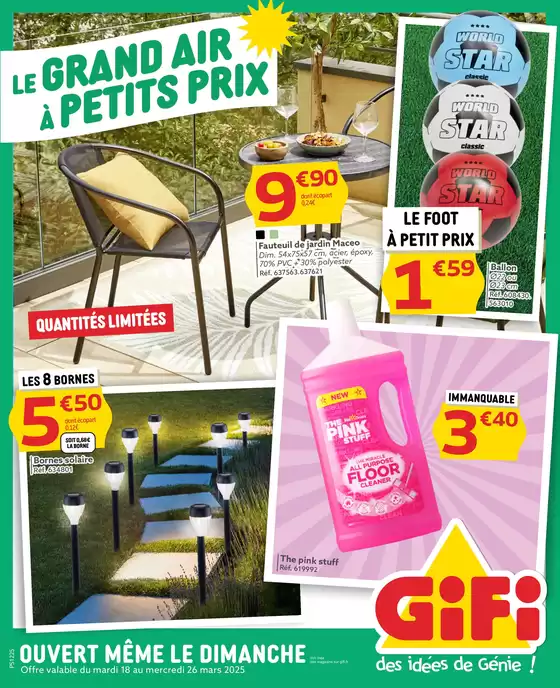 Le grand air à petits prix