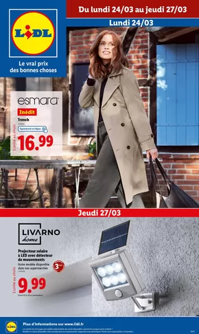 Promos de Jardineries et Animaleries à Nice | Restez stylé toute l'année chez Lidl en découvrant les pièces tendances Esmara. sur Lidl | 24/03/2025 - 27/03/2025