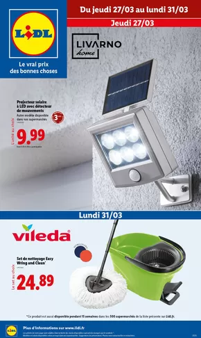 Promos de Bricolage à Lannion | Accessoires, décorations, rangements, retrouvez les indispensables chez Lidl sur Lidl | 27/03/2025 - 31/03/2025