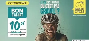 Promos de Sport à Clermont-Ferrand | Offre spéciale gravel du 17 au 29 mars sur Bouticycle | 19/03/2025 - 29/03/2025
