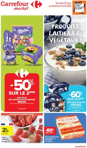 Promos de Supermarchés à Nîmes | PRODUITS LAITIERS ET VÉGÉTAUX sur Carrefour City | 25/03/2025 - 06/04/2025