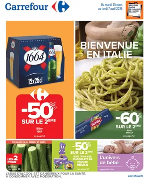 Promos de Supermarchés à Lannion | BIENVENUE EN ITALIE sur Carrefour City | 25/03/2025 - 07/04/2025