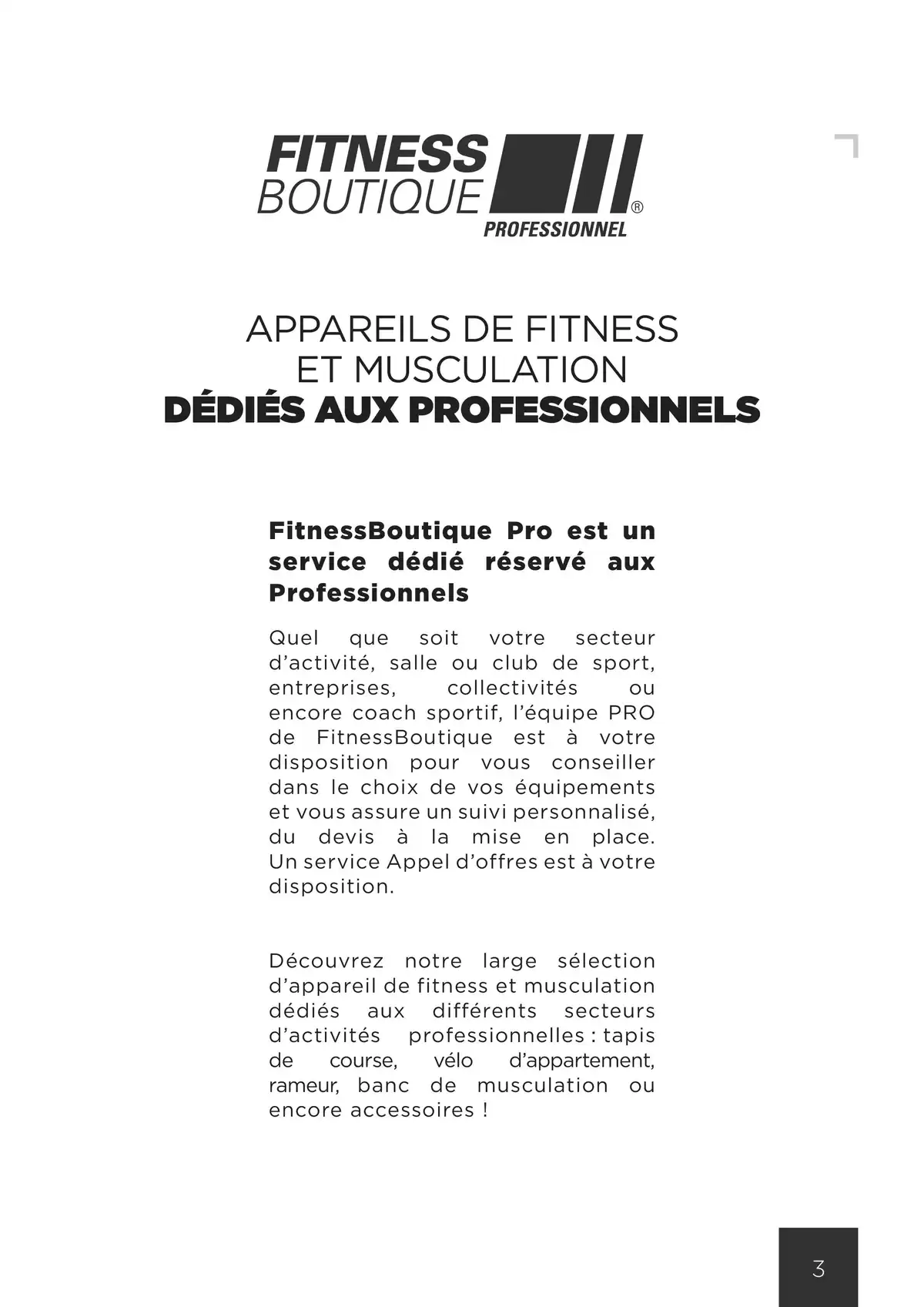 Catalogue GAMME PROFESSIONNELLE 2025-2026, page 00003