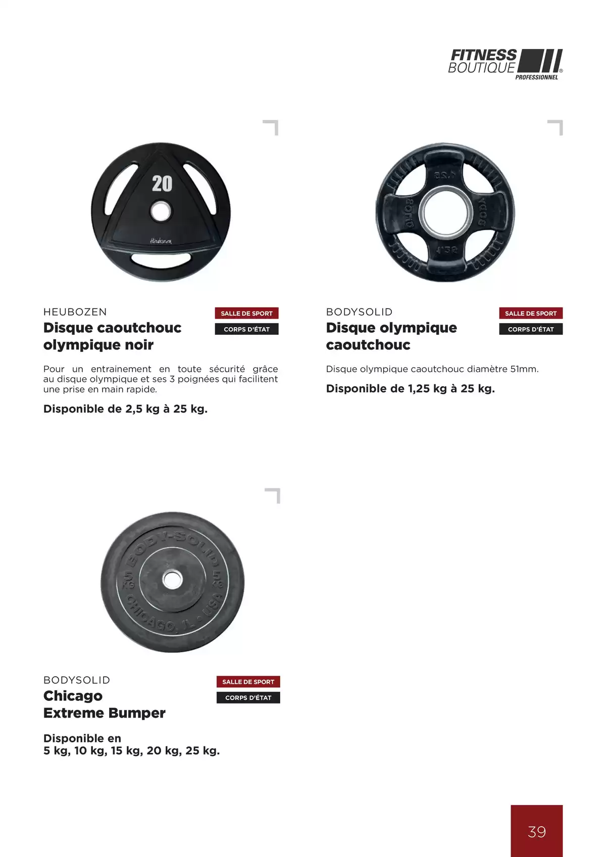 Catalogue GAMME PROFESSIONNELLE 2025-2026, page 00039