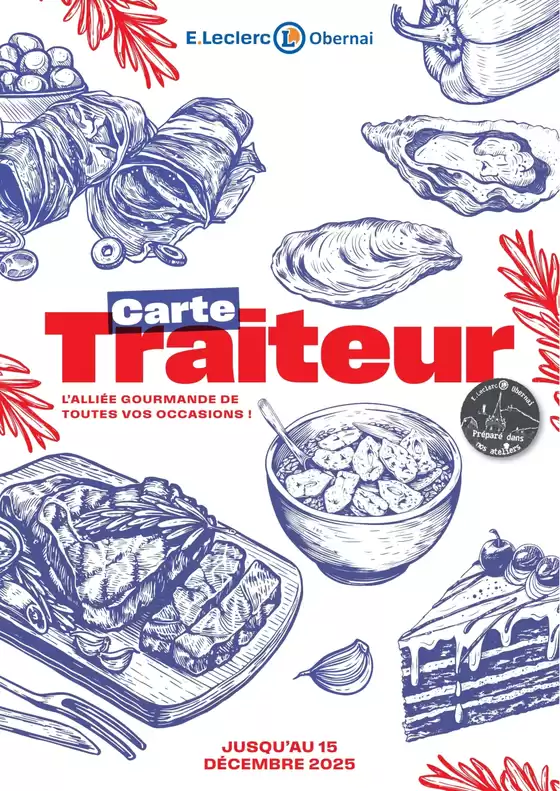 Carte Traiteur Permanente