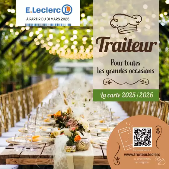 CARTE TRAITEUR PERMANENTE