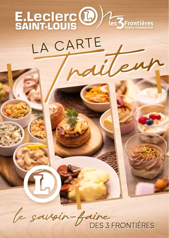 Carte traiteur generale