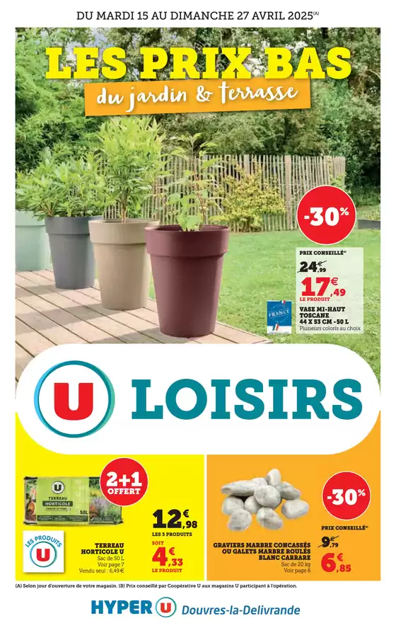 Catalogue Hyper U | Spécial Jardin | 15/04/2025 - 27/04/2025