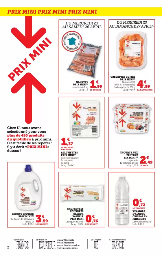 Catalogue U Express à Lille | Spécial Entretien | 23/04/2025 - 04/05/2025