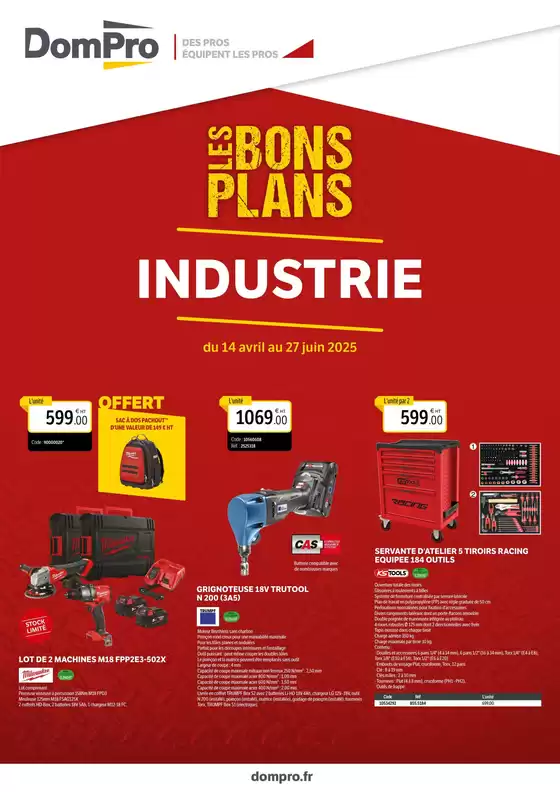Bons plans industrie