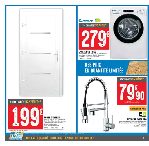 Catalogue Brico Cash à Sablé-sur-Sarthe | Venez profitez des nouveaux arrivages Brico Cash ! | 25/04/2025 - 08/05/2025
