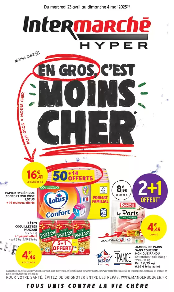 Catalogue Intermarché Hyper à Nice | GEN AVRIL 4 Hyper | 23/04/2025 - 04/05/2025