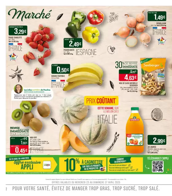 Catalogue Supermarché Match à Amiens | C'EST TOUS LES JOURS LE MARCHÉ | 22/04/2025 - 04/05/2025