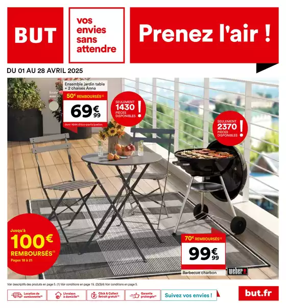 Catalogue BUT à Paris | Prenez l'air ! | 22/04/2025 - 29/04/2025