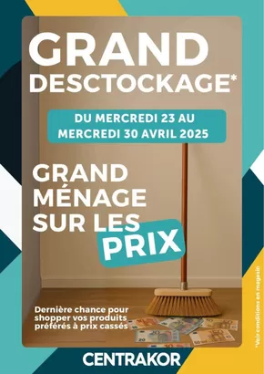Catalogue Centrakor à Saint-Pierre (La Réunion) | GRAND DESCTOCKAGE | 23/04/2025 - 30/04/2025