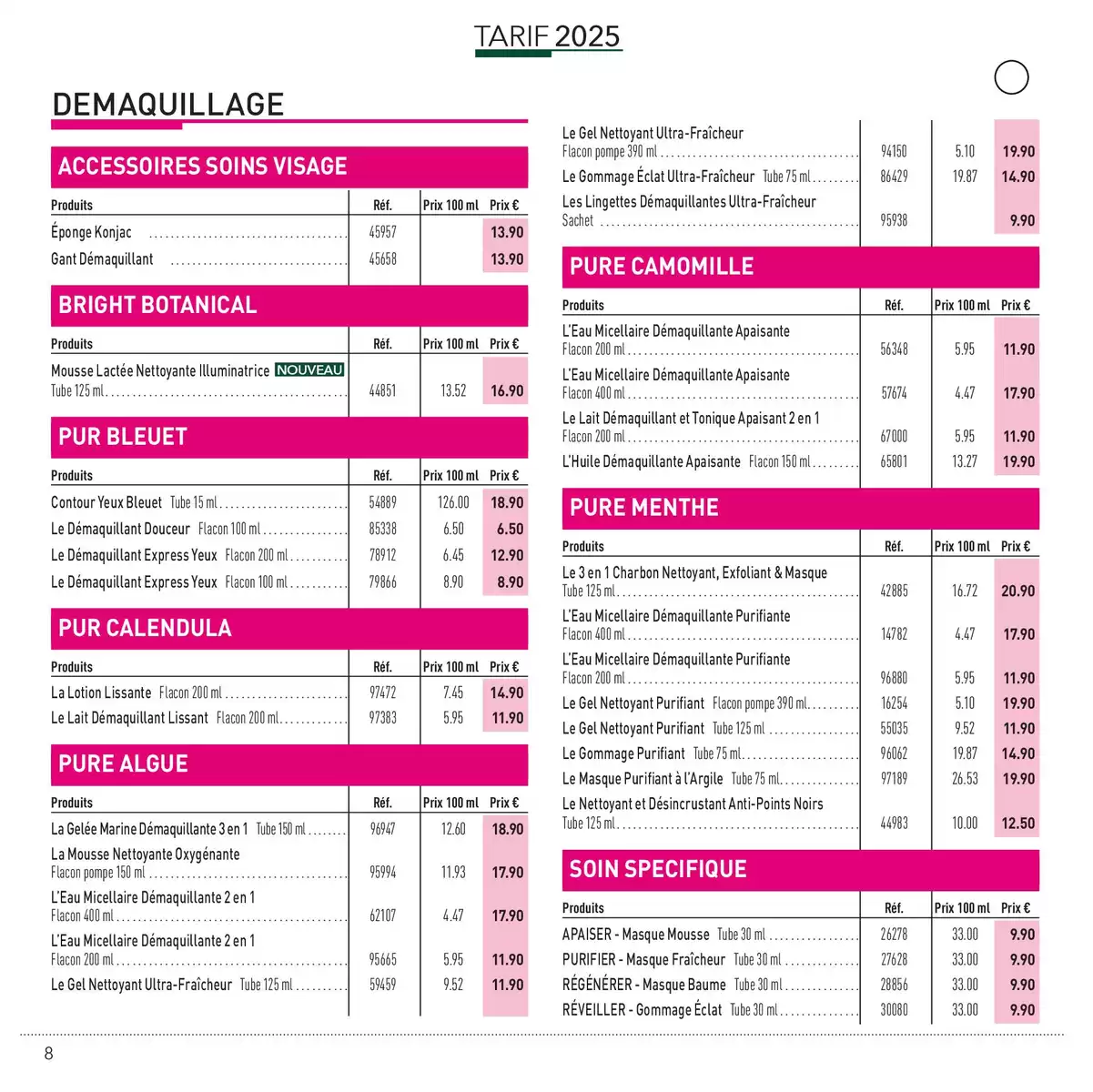 Catalogue LIVRE VERT DE LA BEAUTÉ 2025, page 00008