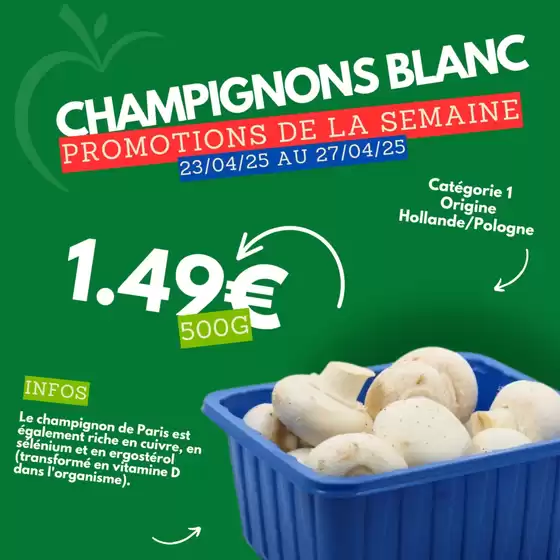 Catalogue marché frais Géant | FRAÎCHEUR DE SAISON CHEZ MARCHÉ FRAIS ! | 24/04/2025 - 27/04/2025