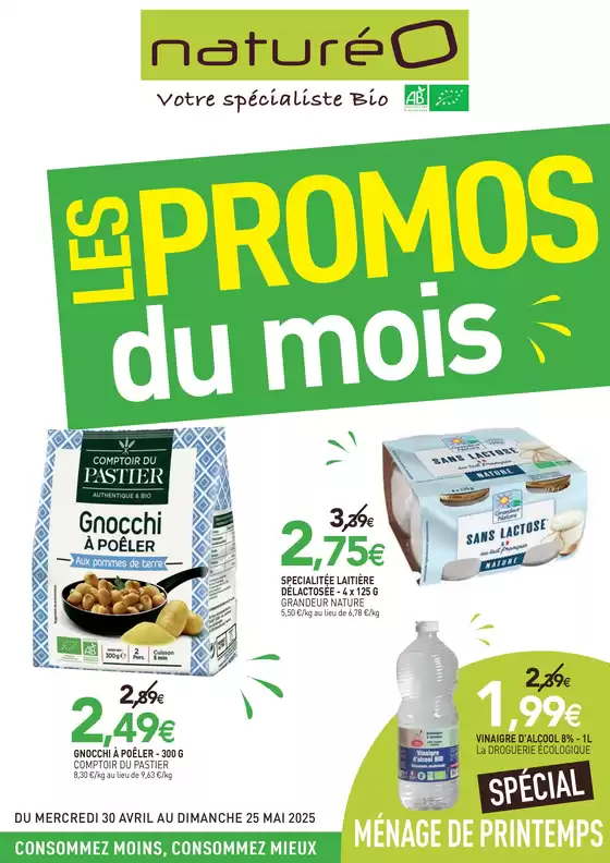 Catalogue NaturéO à Ballainvilliers | LES PROMOS du mois | 30/04/2025 - 25/05/2025