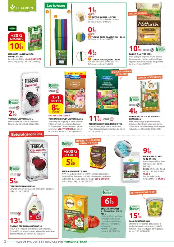 Catalogue Rural Master à Perpignan | MOTOCULTURE - JARDINAGE - BRICOLAGE - DROGUERIE - ANIMALERIE | 28/04/2025 - 24/05/2025