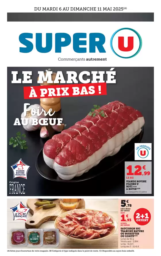 Catalogue Super U | Le marché à prix bas! | 06/05/2025 - 11/05/2025