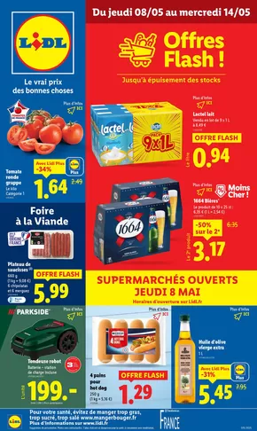 Catalogue Lidl à Serris | Profitez d'une baisse de prix dans les supermarchés Lidl sur vos produits du quotidien ! | 08/05/2025 - 14/05/2025
