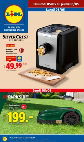 Catalogue Lidl à Calais | Découvrez des équipements pour vos sorties en plein air et pour embêllir votre jardin ! | 05/05/2025 - 08/05/2025