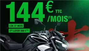 Promos de Auto et Moto à Gennes-sur-Glaize | Offre financement Z900 2025 sur Kawasaki | 30/04/2025 - 11/05/2025