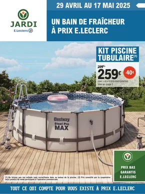 Catalogue E.Leclerc Jardi à Bordeaux | E.Leclerc Jardi PISCINES | 02/05/2025 - 17/05/2025