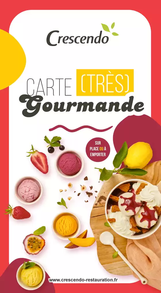 Catalogue Crescendo à Montpellier | Carte des Glaces 2025 | 02/05/2025 - 31/05/2026