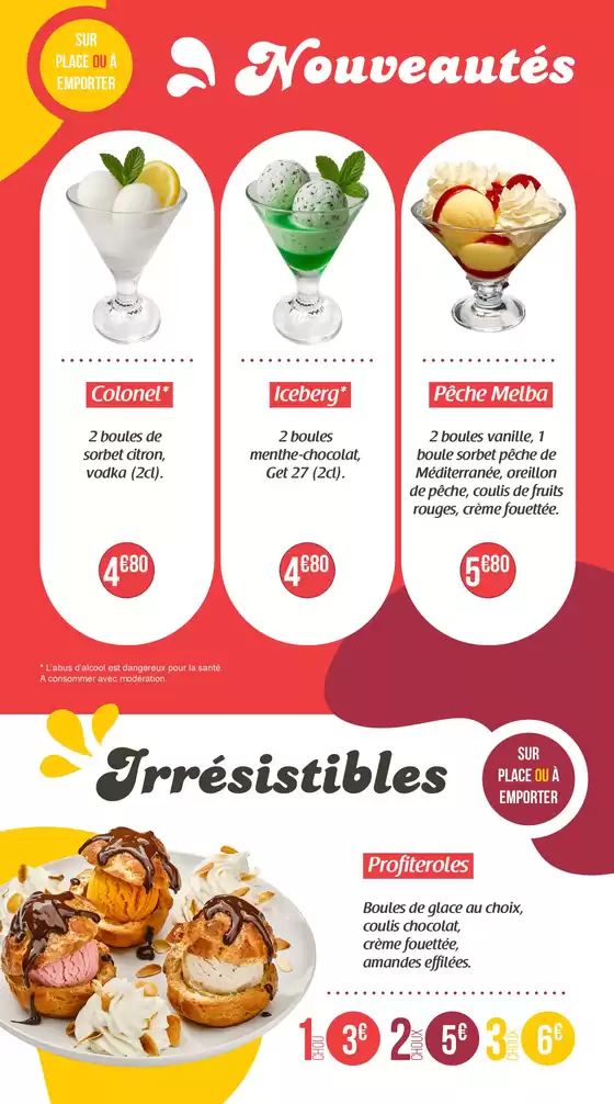 Catalogue Crescendo à Montpellier | Carte des Glaces 2025 | 02/05/2025 - 31/05/2026
