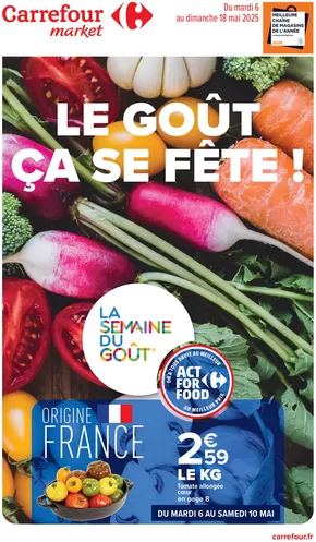 Promos de Supermarchés à Chamrousse | LE GOÛT ÇA SE FÊTE sur Carrefour Drive | 06/05/2025 - 18/05/2025