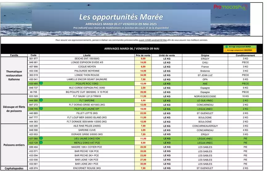 Catalogue Promocash à La Seyne-sur-Mer | Catalogue Promocash | 06/05/2025 - 09/05/2025