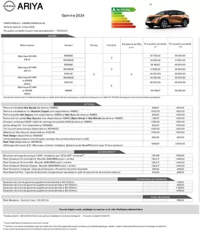 Catalogue Nissan à Sausheim | Nissan ARIYA | 01/05/2025 - 01/05/2026