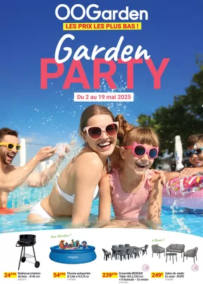 Promos de Meubles et Décoration à Saint-Gilles - Gard | Prospectus - Garden Party - 2025 sur Oogarden | 02/05/2025 - 19/05/2025